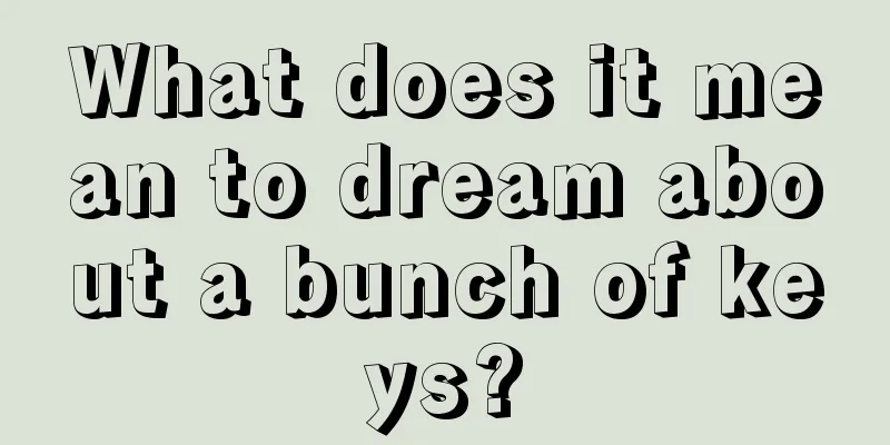 What does it mean to dream about a bunch of keys?