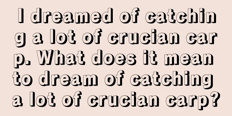 I dreamed of catching a lot of crucian carp. What does it mean to dream of catching a lot of crucian carp?