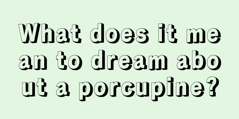 What does it mean to dream about a porcupine?