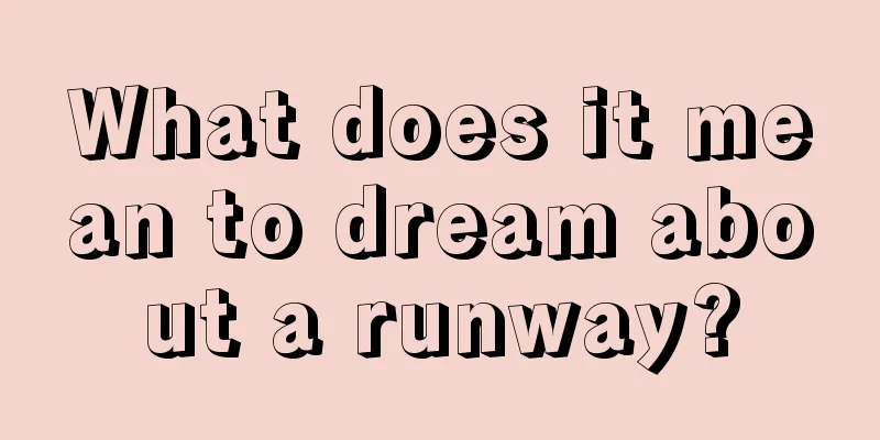 What does it mean to dream about a runway?