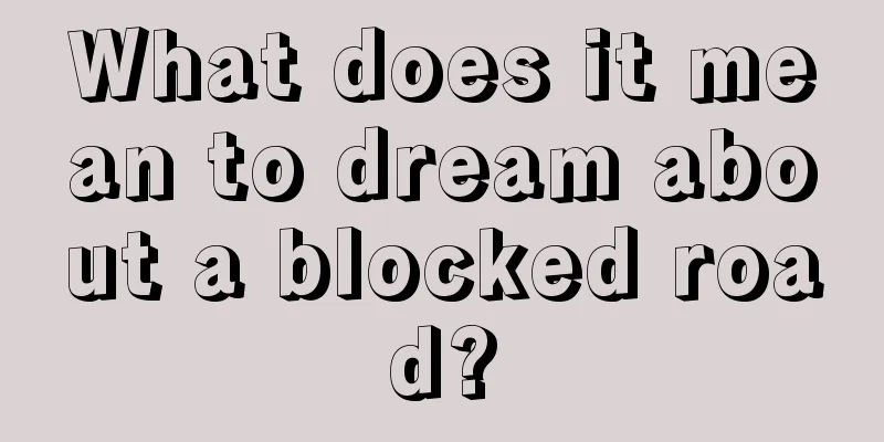 What does it mean to dream about a blocked road?