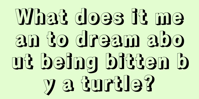 What does it mean to dream about being bitten by a turtle?