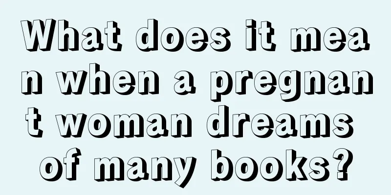 What does it mean when a pregnant woman dreams of many books?