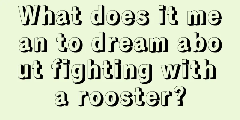 What does it mean to dream about fighting with a rooster?