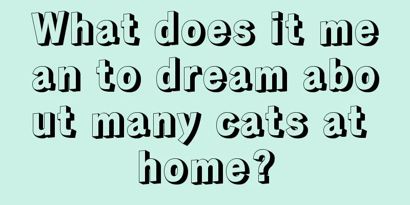 What does it mean to dream about many cats at home?