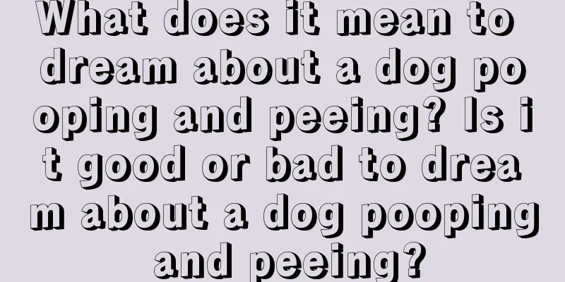 What does it mean to dream about a dog pooping and peeing? Is it good or bad to dream about a dog pooping and peeing?