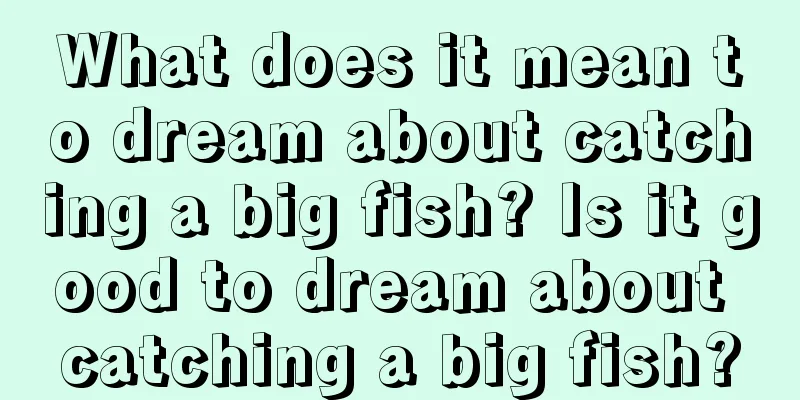 What does it mean to dream about catching a big fish? Is it good to dream about catching a big fish?