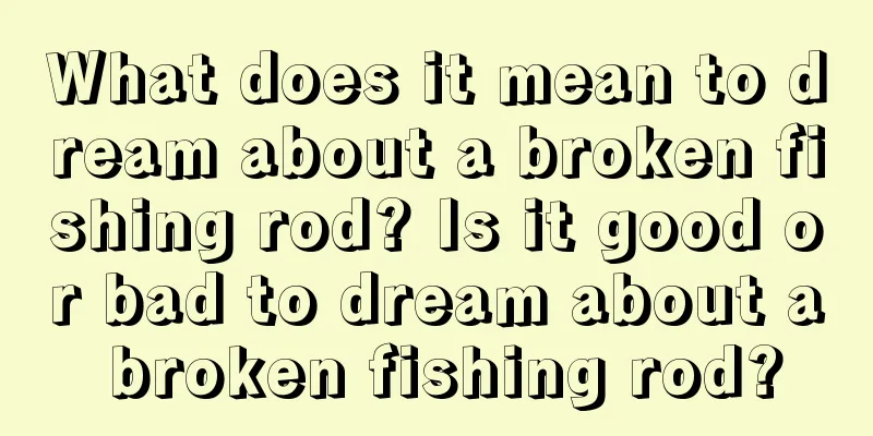 What does it mean to dream about a broken fishing rod? Is it good or bad to dream about a broken fishing rod?