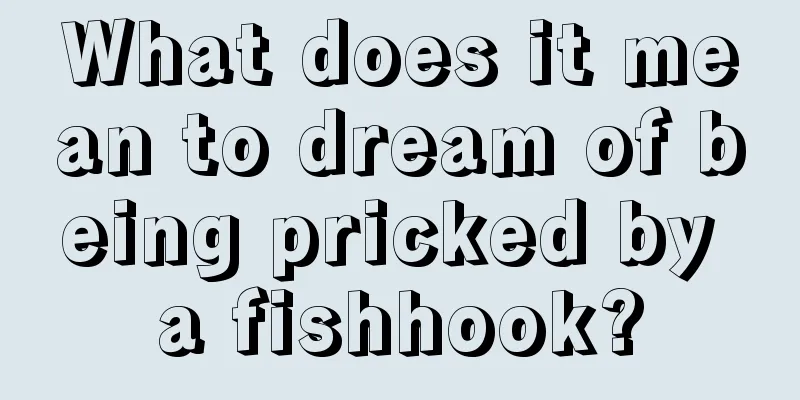 What does it mean to dream of being pricked by a fishhook?