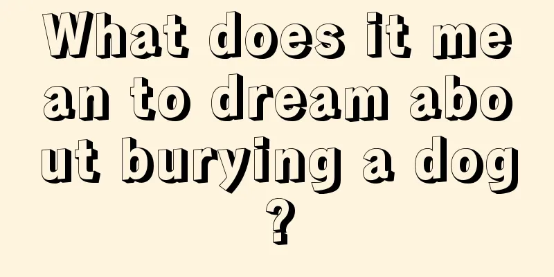 What does it mean to dream about burying a dog?