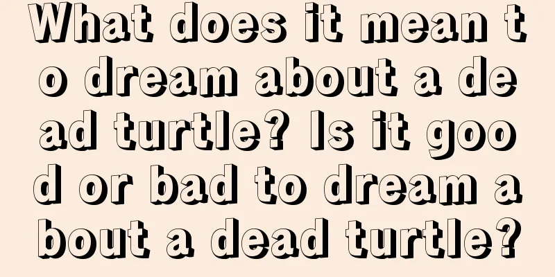 What does it mean to dream about a dead turtle? Is it good or bad to dream about a dead turtle?