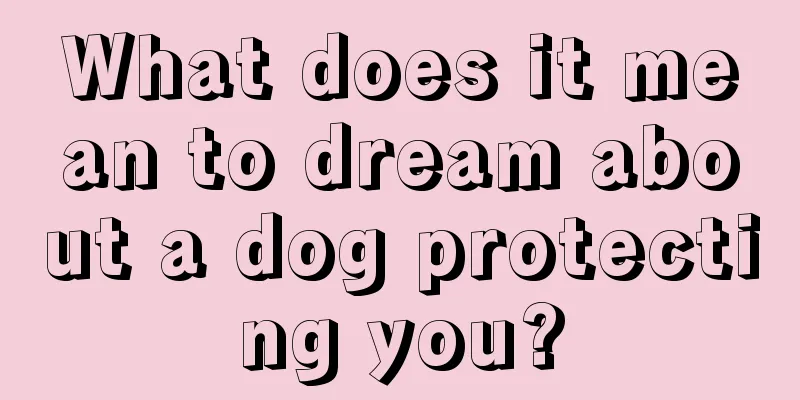 What does it mean to dream about a dog protecting you?