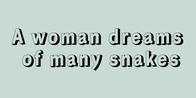 A woman dreams of many snakes