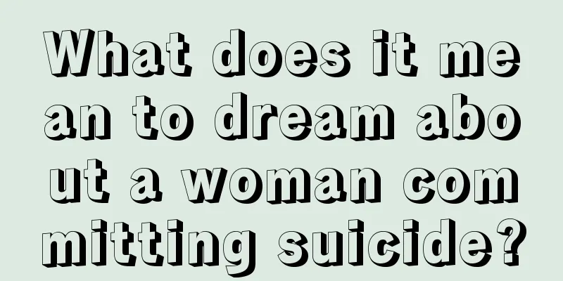 What does it mean to dream about a woman committing suicide?