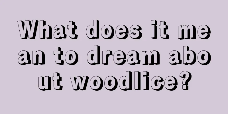 What does it mean to dream about woodlice?