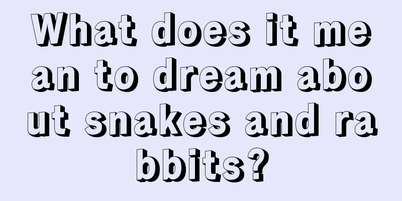 What does it mean to dream about snakes and rabbits?