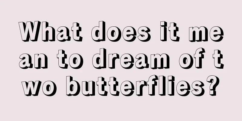 What does it mean to dream of two butterflies?