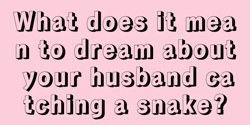 What does it mean to dream about your husband catching a snake?