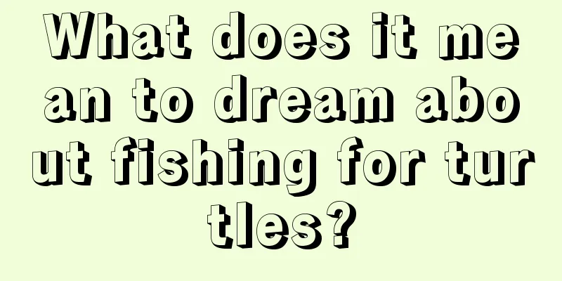 What does it mean to dream about fishing for turtles?