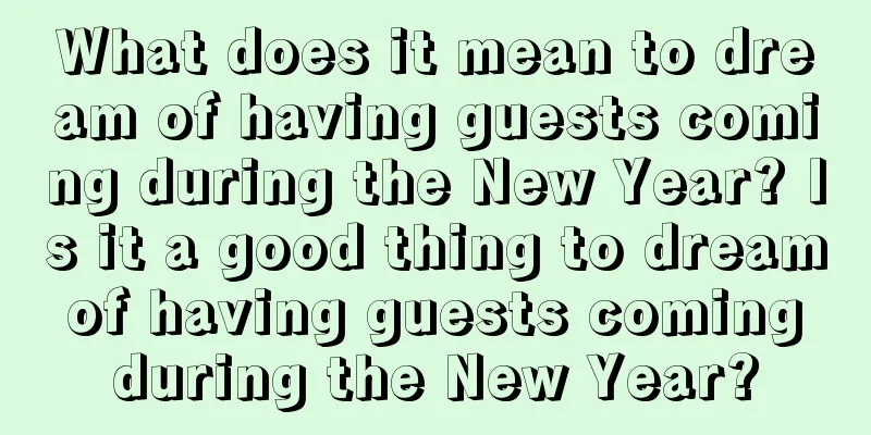 What does it mean to dream of having guests coming during the New Year? Is it a good thing to dream of having guests coming during the New Year?