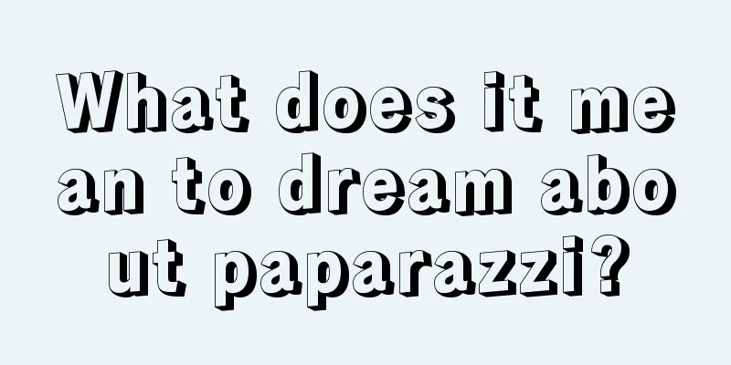 What does it mean to dream about paparazzi?