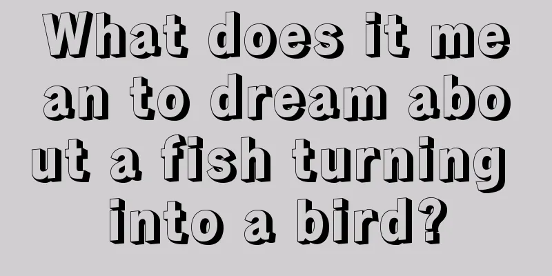 What does it mean to dream about a fish turning into a bird?