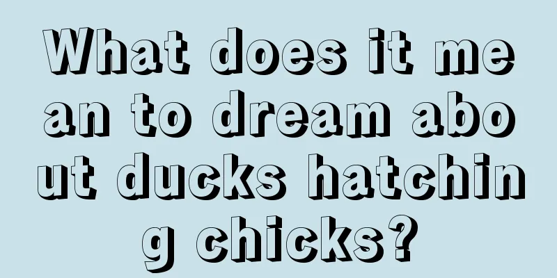 What does it mean to dream about ducks hatching chicks?