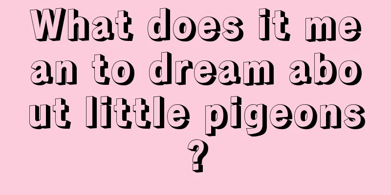 What does it mean to dream about little pigeons?