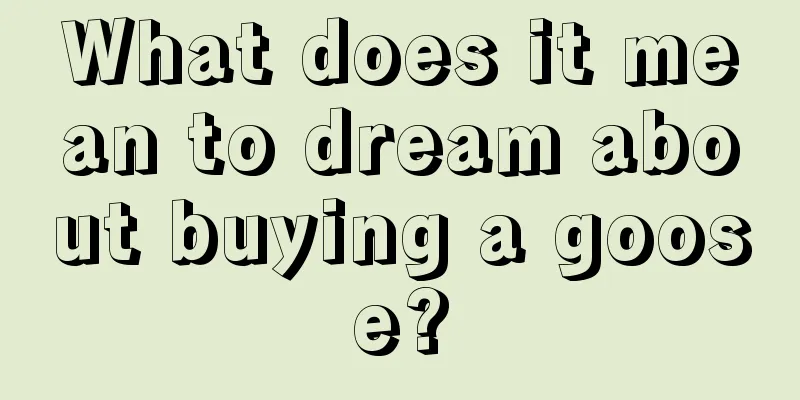 What does it mean to dream about buying a goose?