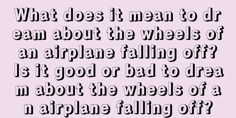 What does it mean to dream about the wheels of an airplane falling off? Is it good or bad to dream about the wheels of an airplane falling off?