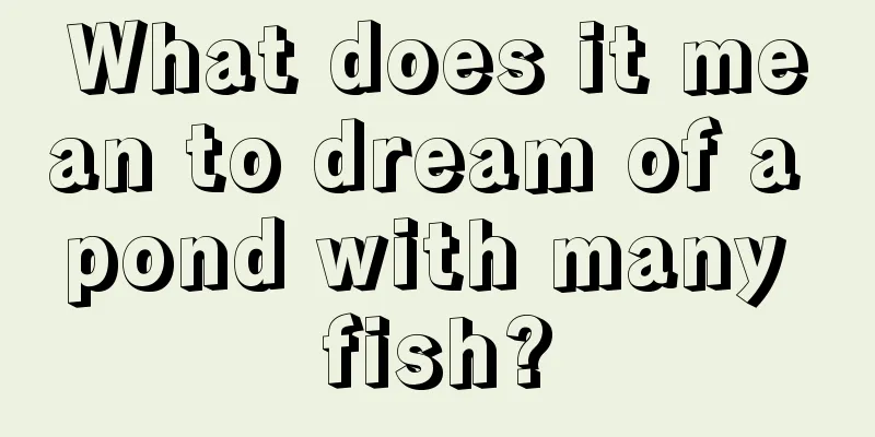 What does it mean to dream of a pond with many fish?