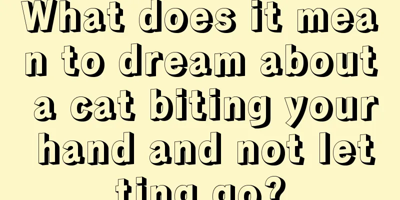 What does it mean to dream about a cat biting your hand and not letting go?