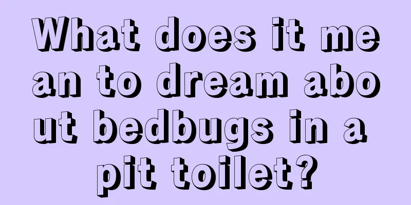 What does it mean to dream about bedbugs in a pit toilet?