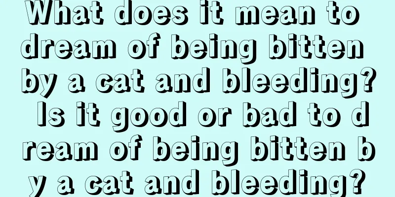 What does it mean to dream of being bitten by a cat and bleeding? Is it good or bad to dream of being bitten by a cat and bleeding?