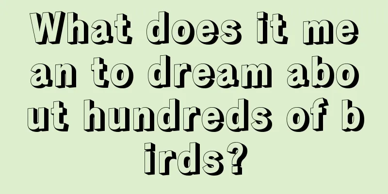 What does it mean to dream about hundreds of birds?