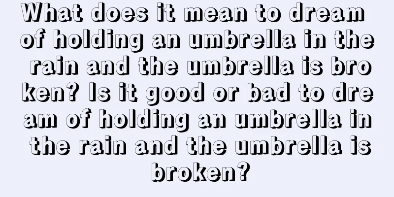 What does it mean to dream of holding an umbrella in the rain and the umbrella is broken? Is it good or bad to dream of holding an umbrella in the rain and the umbrella is broken?