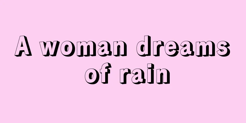 A woman dreams of rain