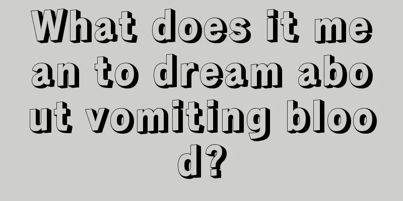 What does it mean to dream about vomiting blood?