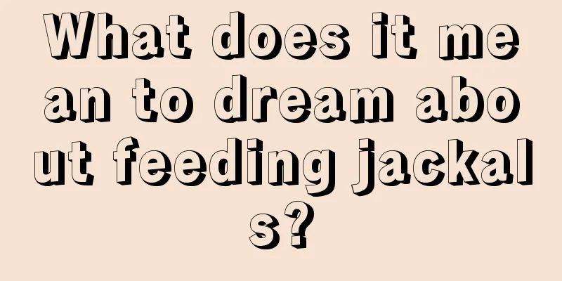 What does it mean to dream about feeding jackals?