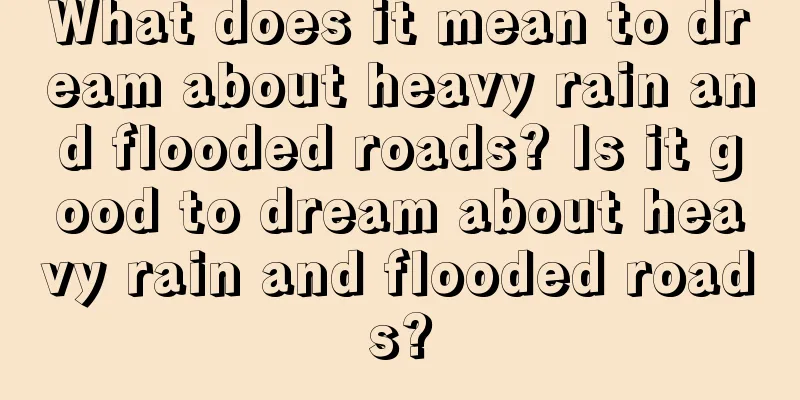 What does it mean to dream about heavy rain and flooded roads? Is it good to dream about heavy rain and flooded roads?