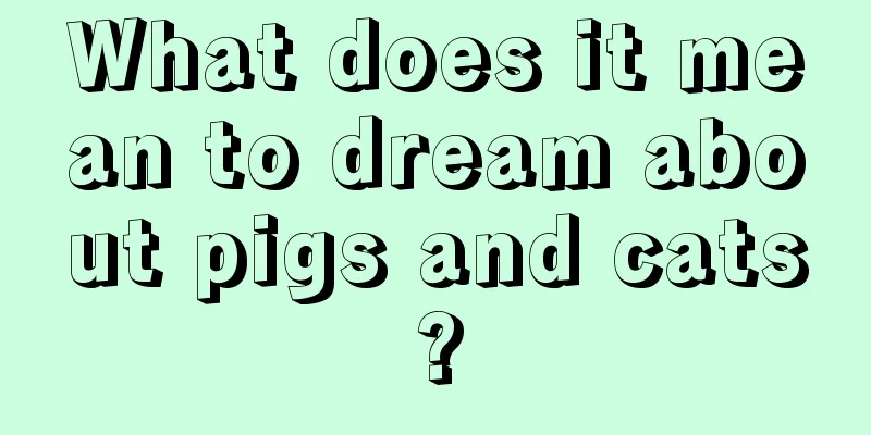 What does it mean to dream about pigs and cats?