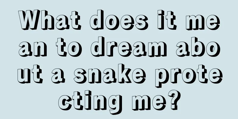 What does it mean to dream about a snake protecting me?