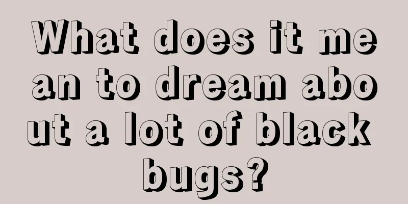 What does it mean to dream about a lot of black bugs?