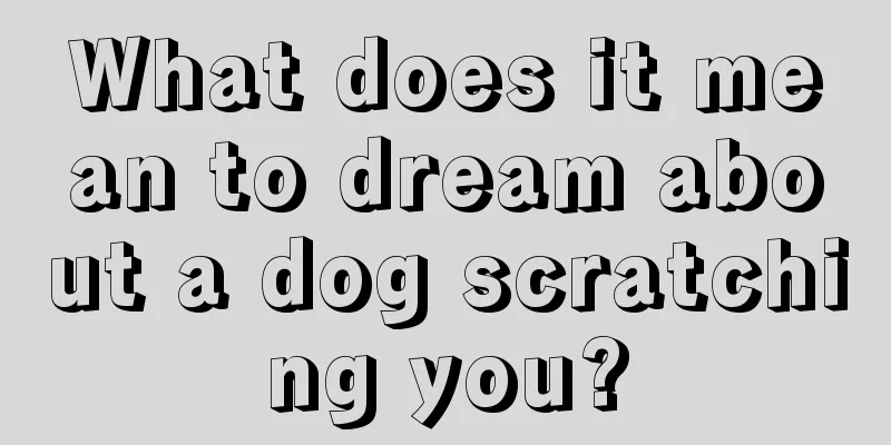 What does it mean to dream about a dog scratching you?