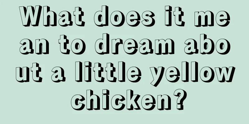 What does it mean to dream about a little yellow chicken?