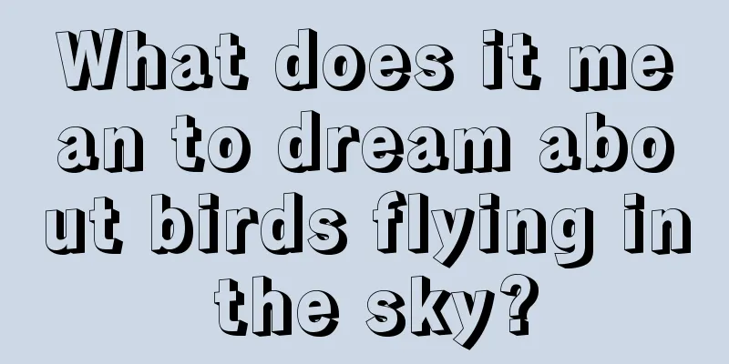 What does it mean to dream about birds flying in the sky?