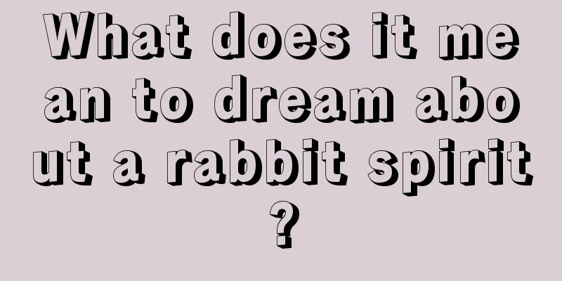 What does it mean to dream about a rabbit spirit?