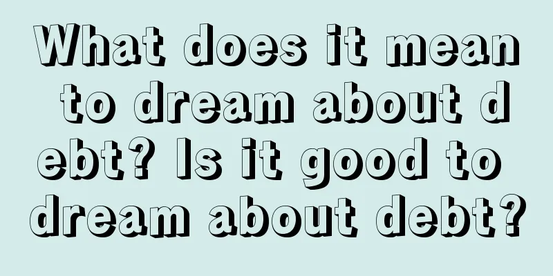 What does it mean to dream about debt? Is it good to dream about debt?