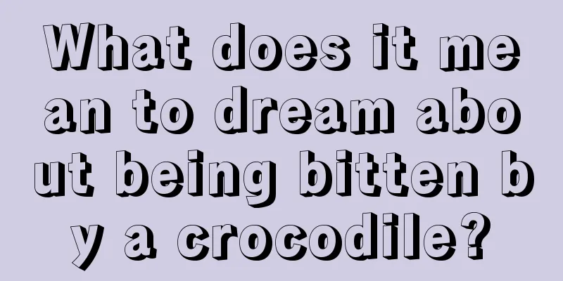 What does it mean to dream about being bitten by a crocodile?