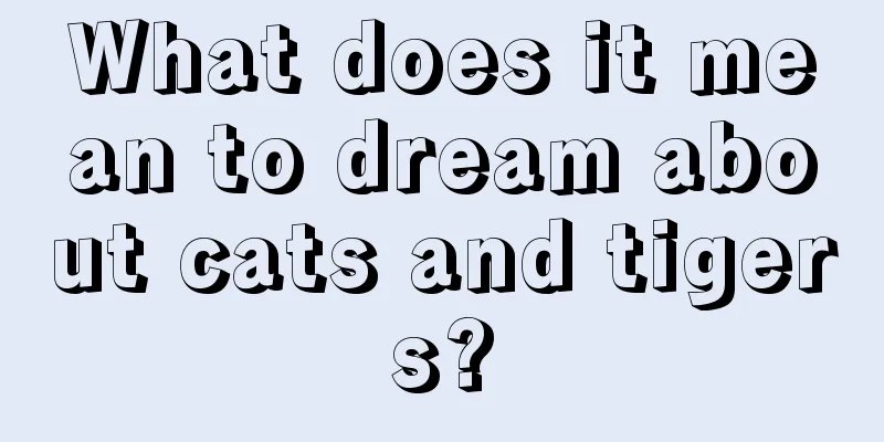 What does it mean to dream about cats and tigers?